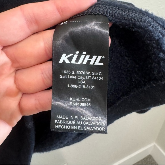 Kuhl Revel 1/4 Zip Mens XL Black Pullover Kashmira Fleece Performance Layer - Picture 4 of 10